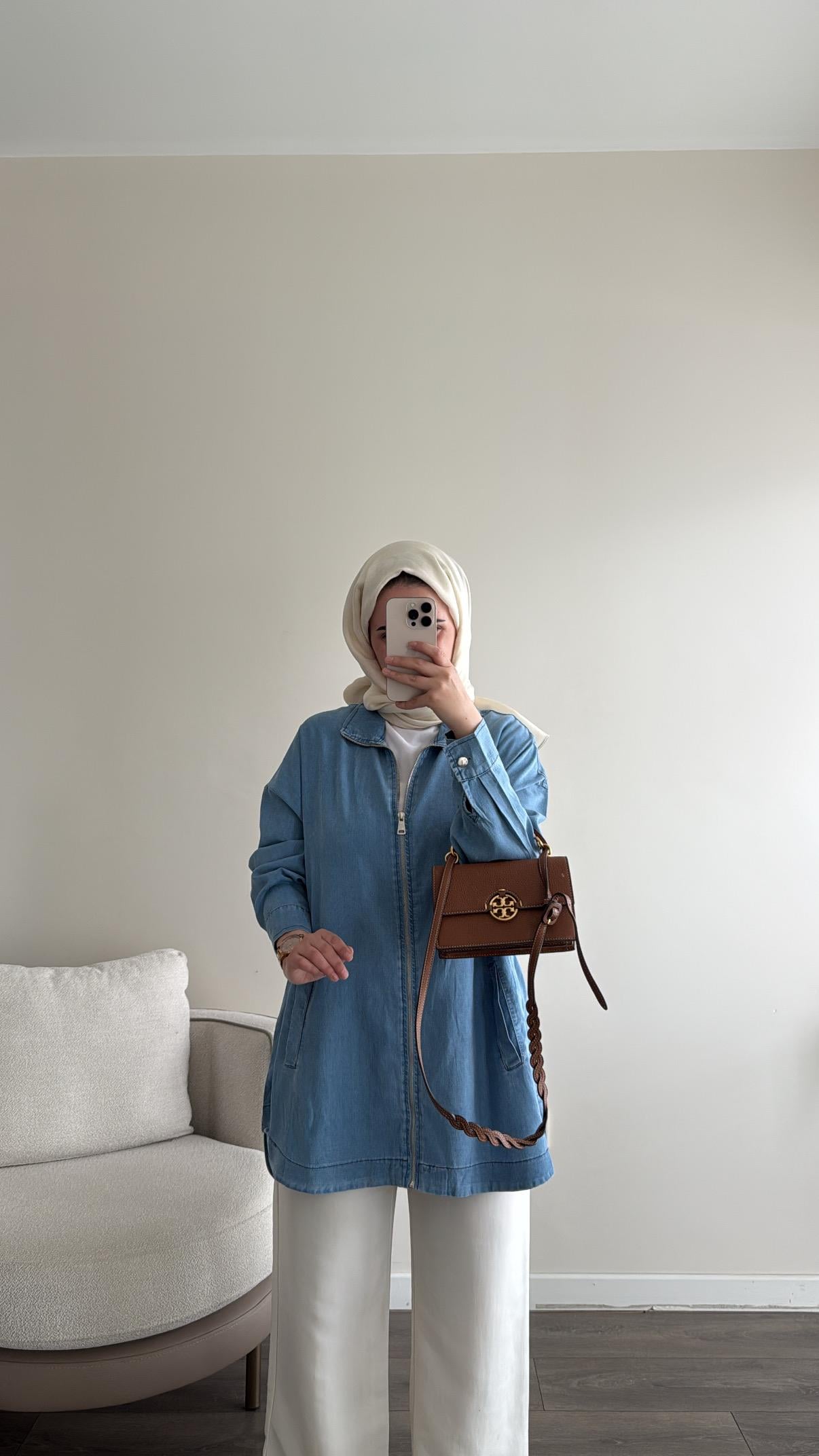 Tencel Kap - Açık Mavi