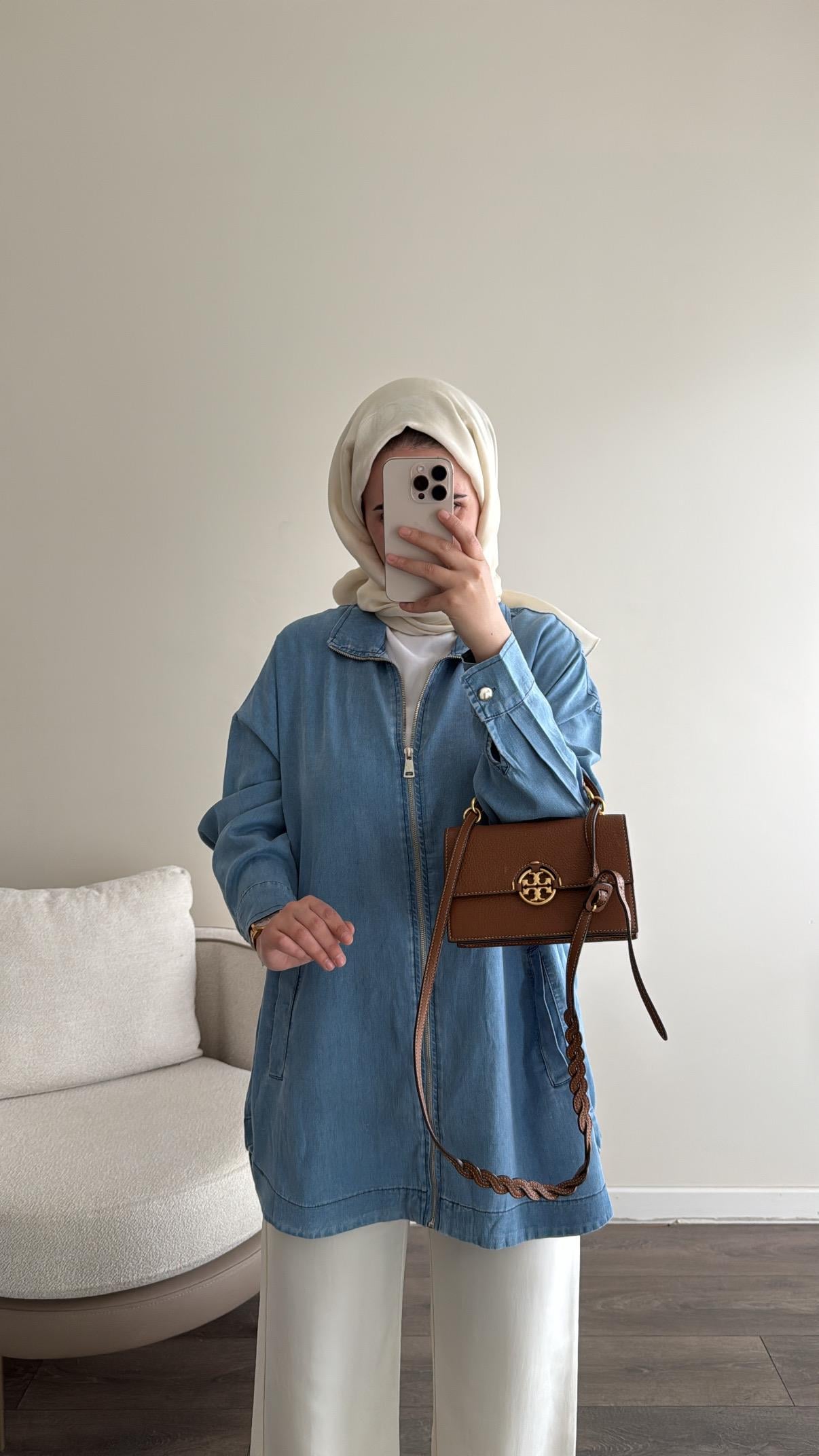 Tencel Kap - Açık Mavi