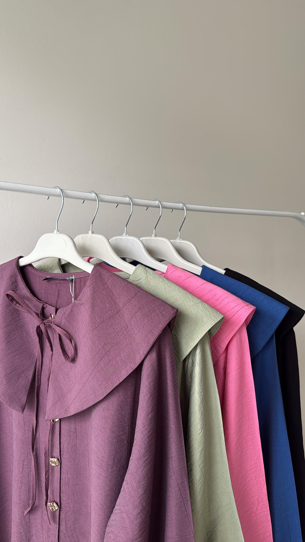 Yakalı Gömlek - Siyah