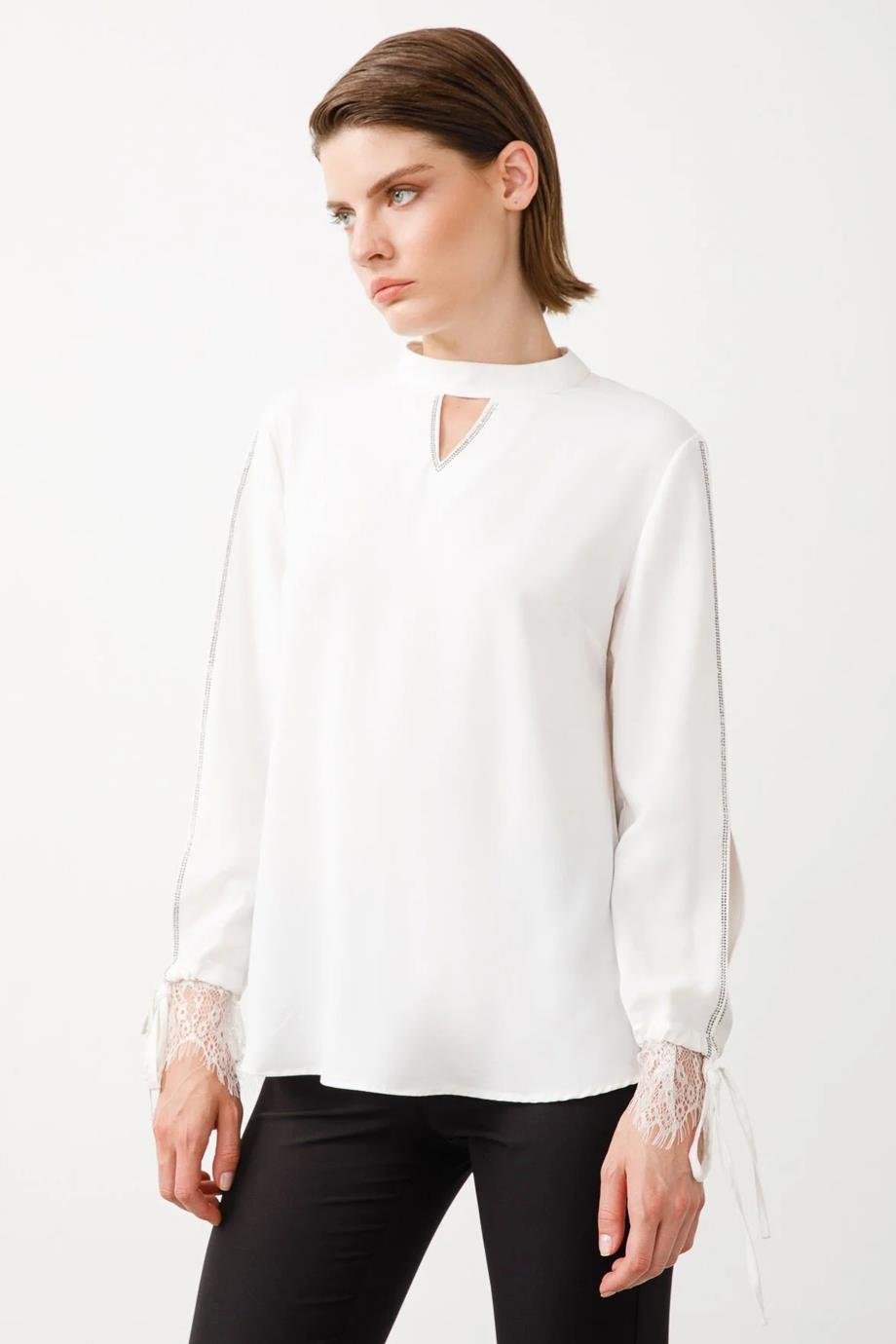 01077-2Y3 MODA İLGİ BLUZEKRU