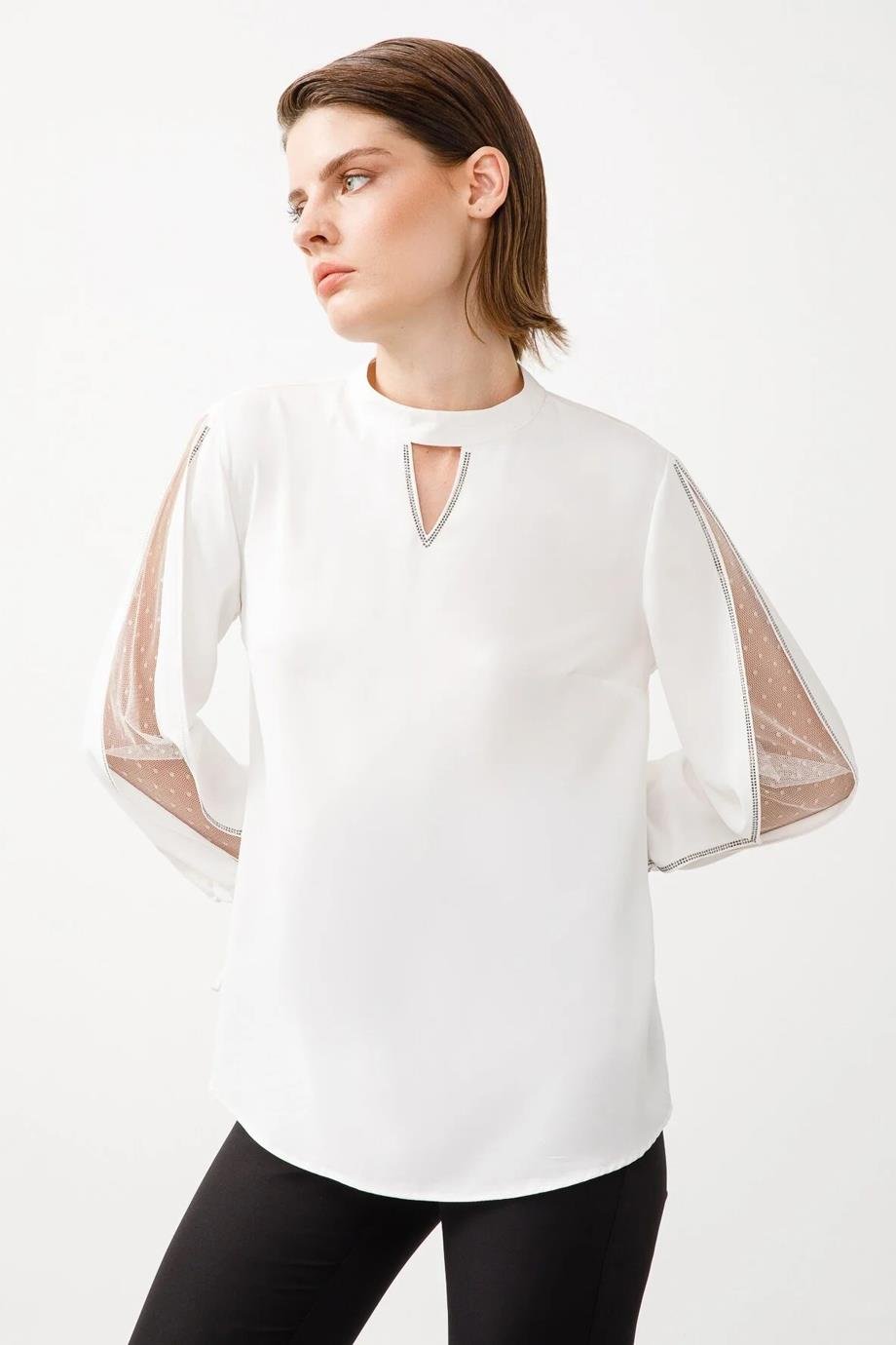 01077-2Y3 MODA İLGİ BLUZEKRU