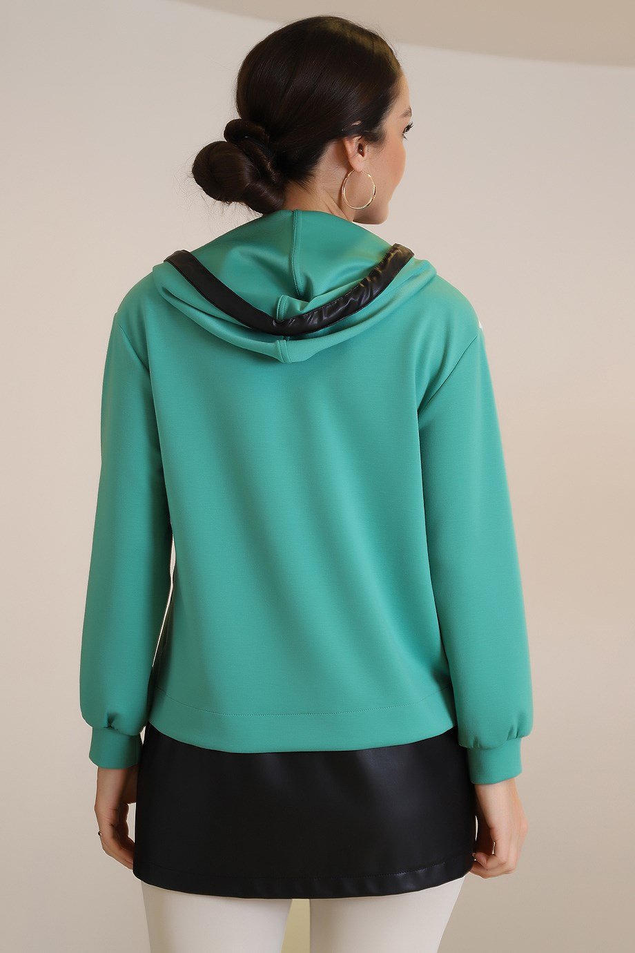 01823-2K3 MODA İLGİ TUNİKYEŞİL