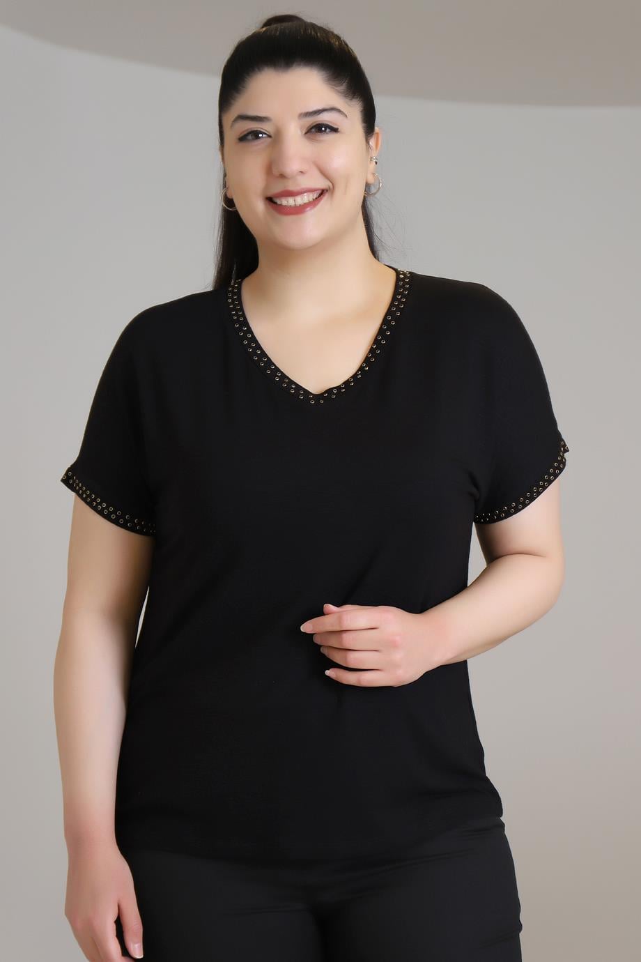 033-2Y3 CAMELIZ BLUZSİYAH