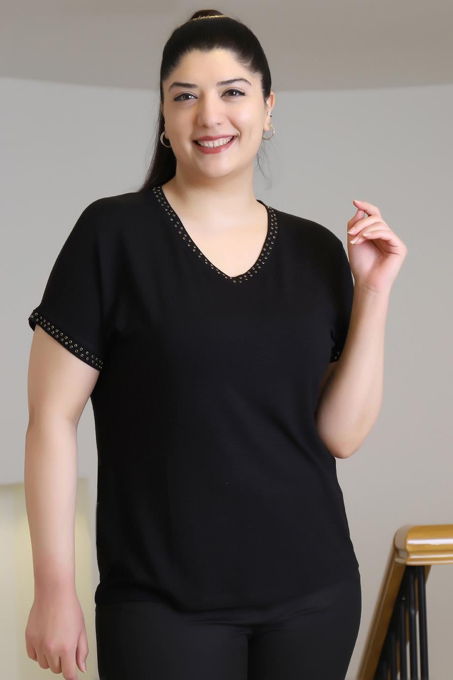 033-2Y3 CAMELIZ BLUZSİYAH