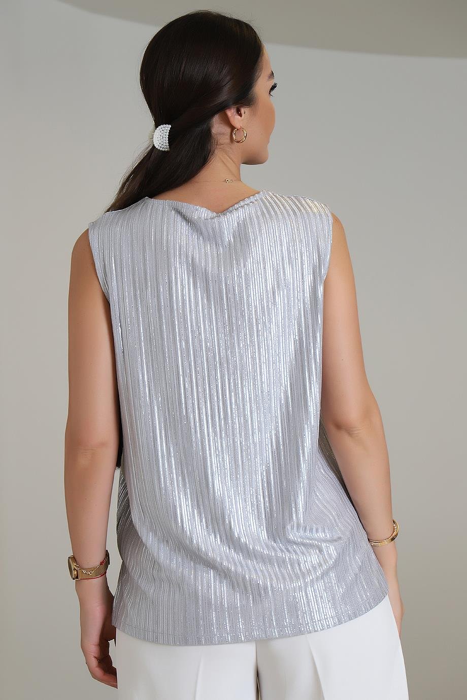 045-2Y3 CAMELIA BLUZGRİ