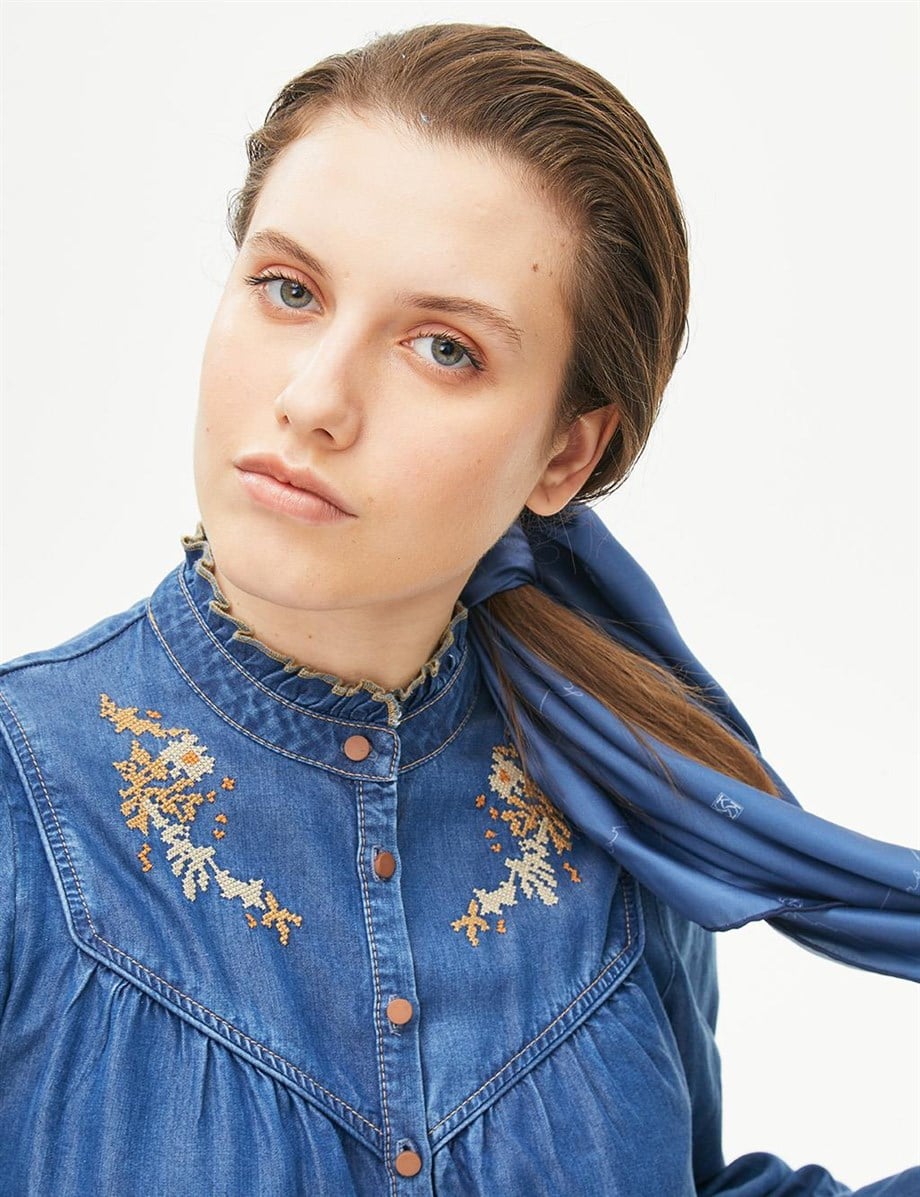 10037-2Y2 KAYRA BLUZMAVİ