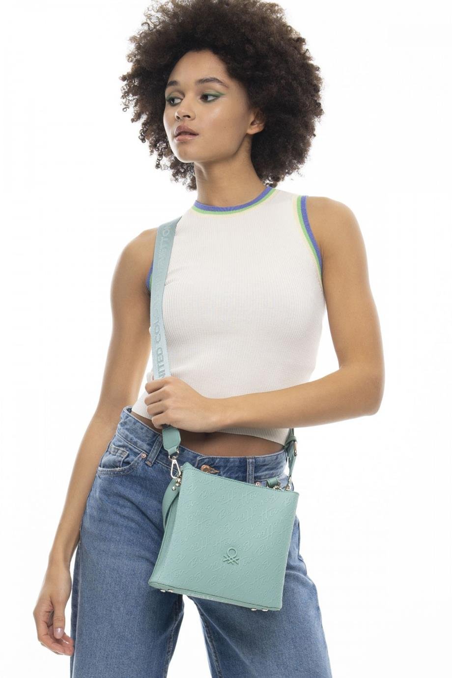 1053-2Y3 BENETTON ÇANTASU YEŞİLİ