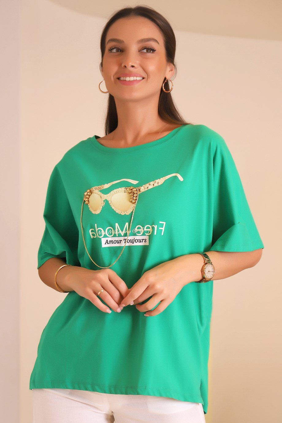 11005-2Y2 DESTELLO TSHIRTYEŞİL
