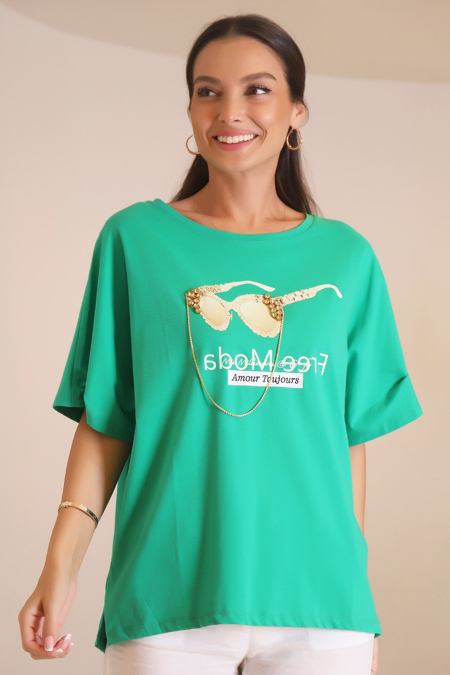 11005-2Y2 DESTELLO TSHIRTYEŞİL