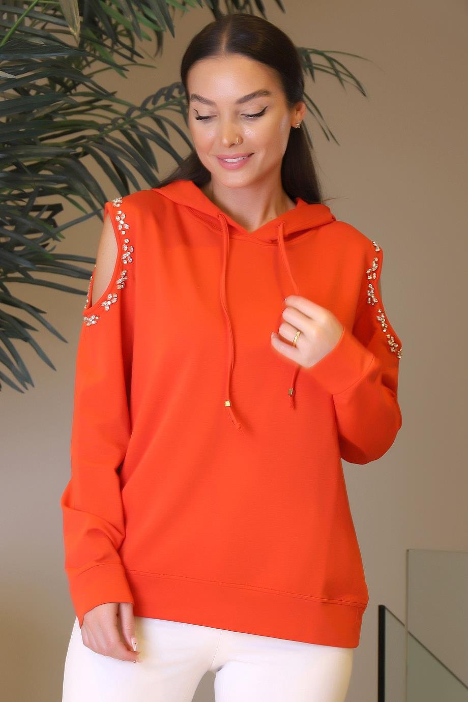11128-2Y3 TWOMAİL SWEATSHİRTPORTAKAL