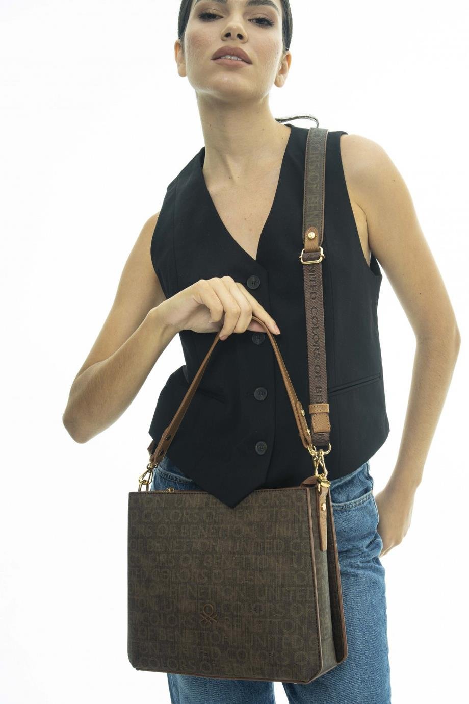 1129-2K4 BENETTON ÇANTAKAHVE