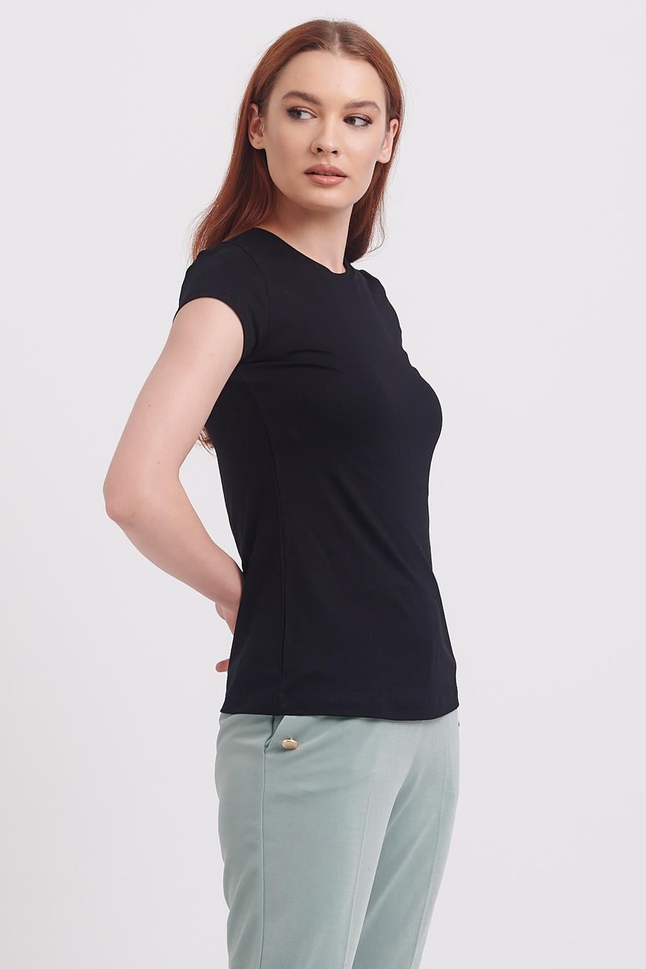 11302-2Y3 ONTEKS BLUZSİYAH