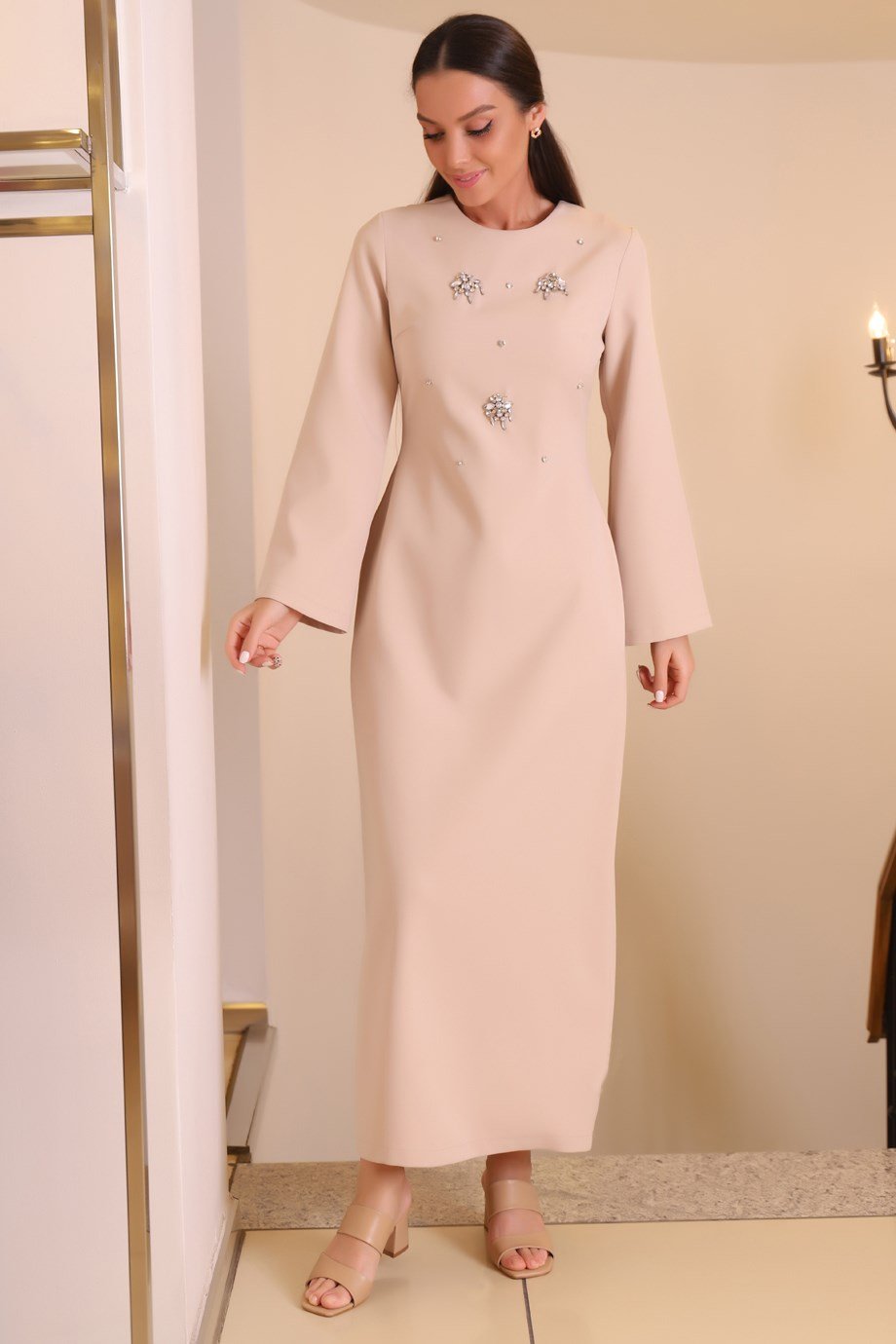 12344-2Y2 PUANE ELBİSEBEJ