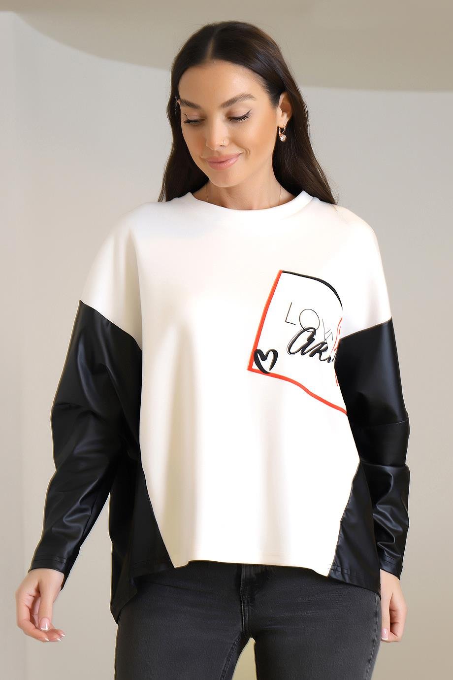 1718-2K2 DİZAYN BLUZEKRU