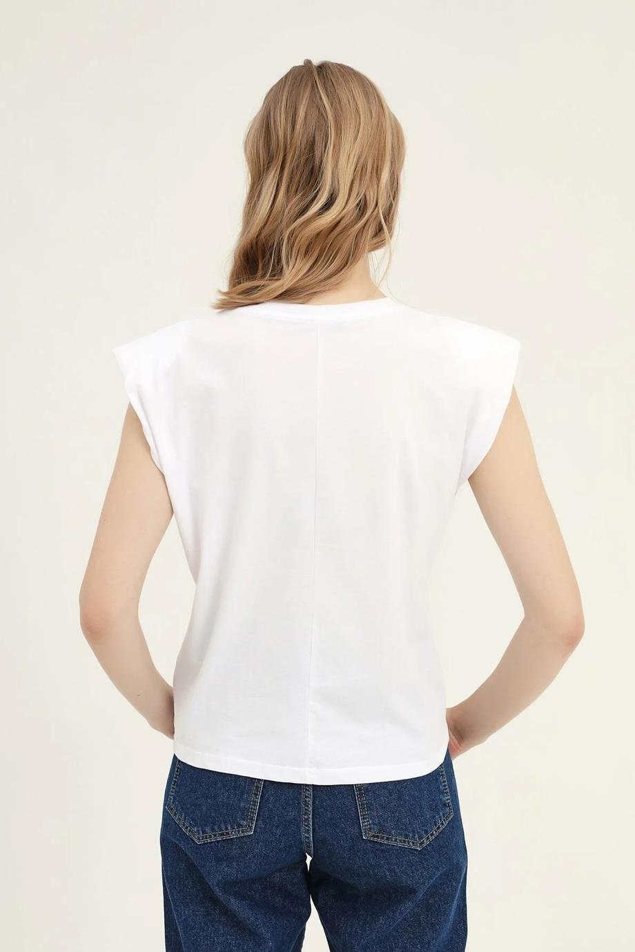 18802-2Y3 QUZU TSHIRTBEYAZ