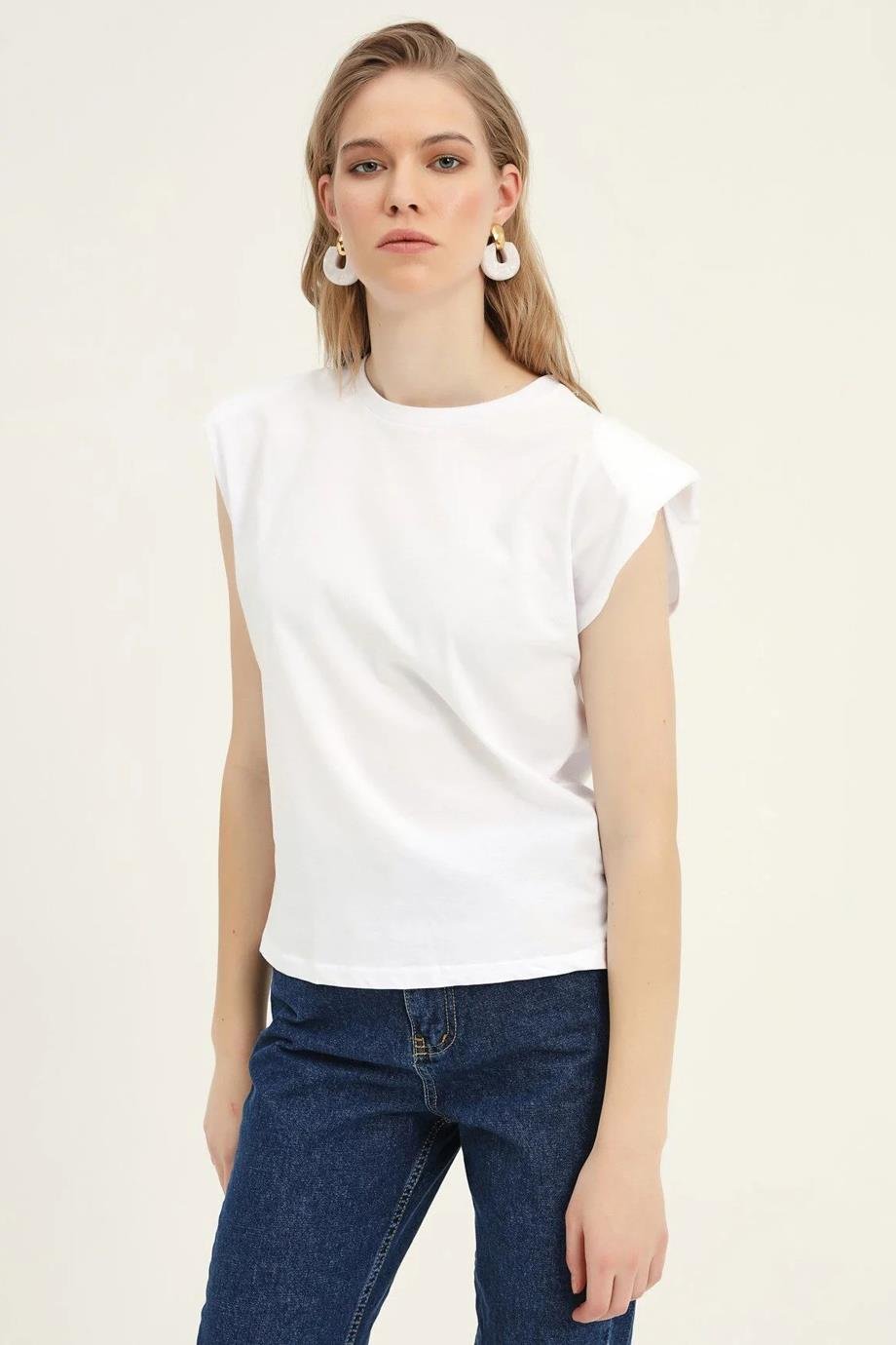 18802-2Y3 QUZU TSHIRTBEYAZ