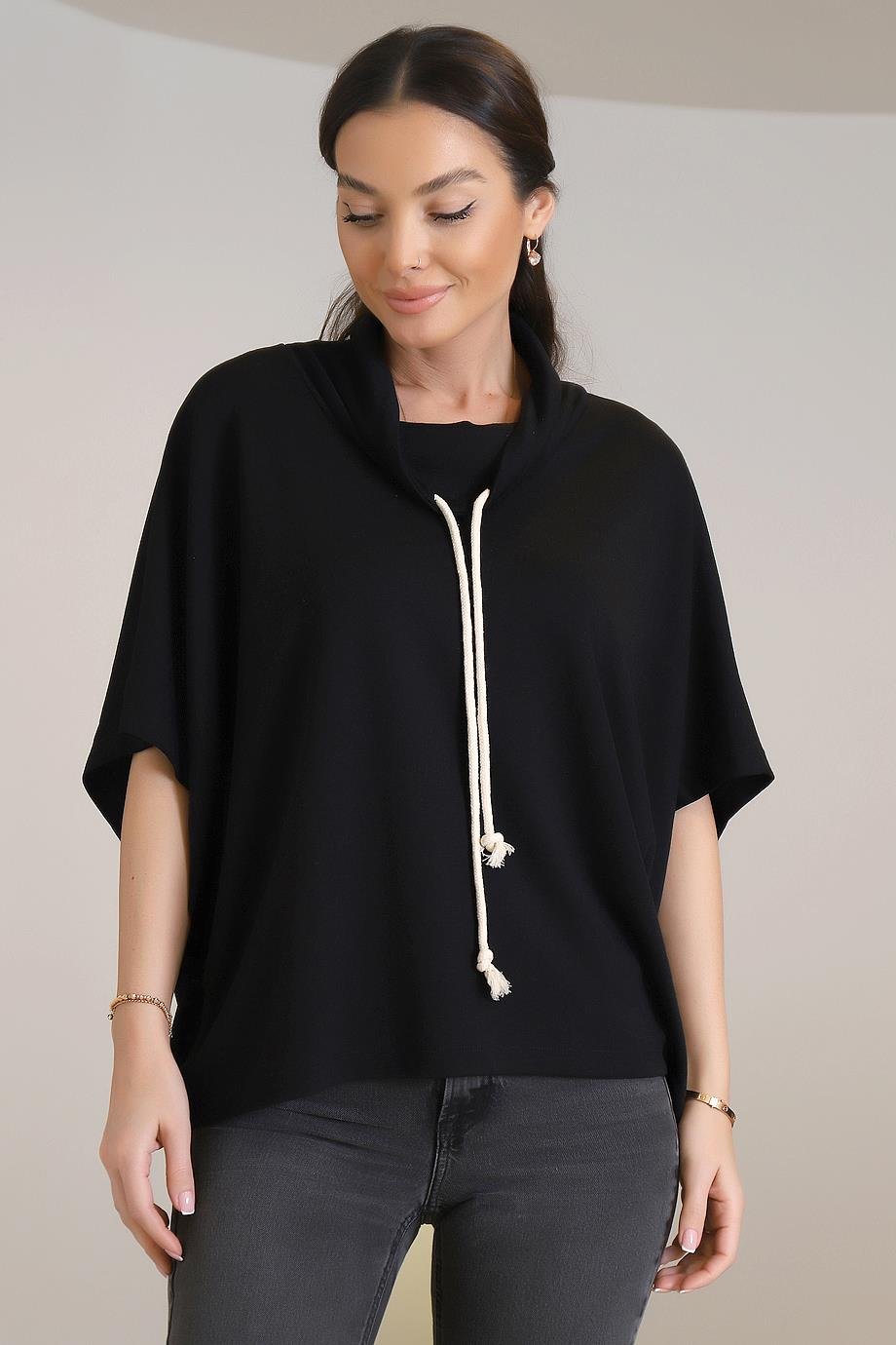 23-0657-2K3 SY COLL SWEATSİYAH
