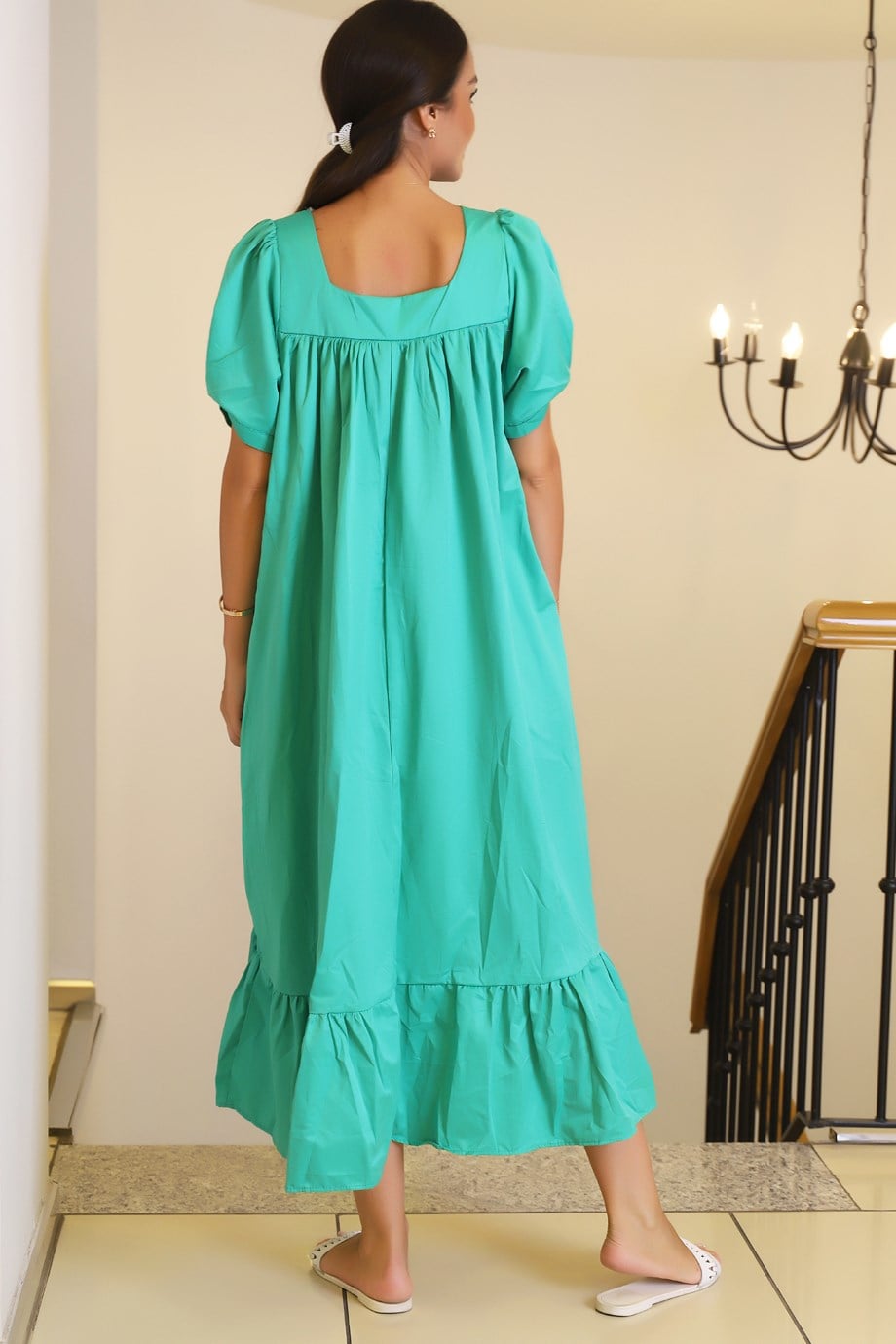 25174-2Y2 BEBE PLUS ELBİSEÇAĞLA