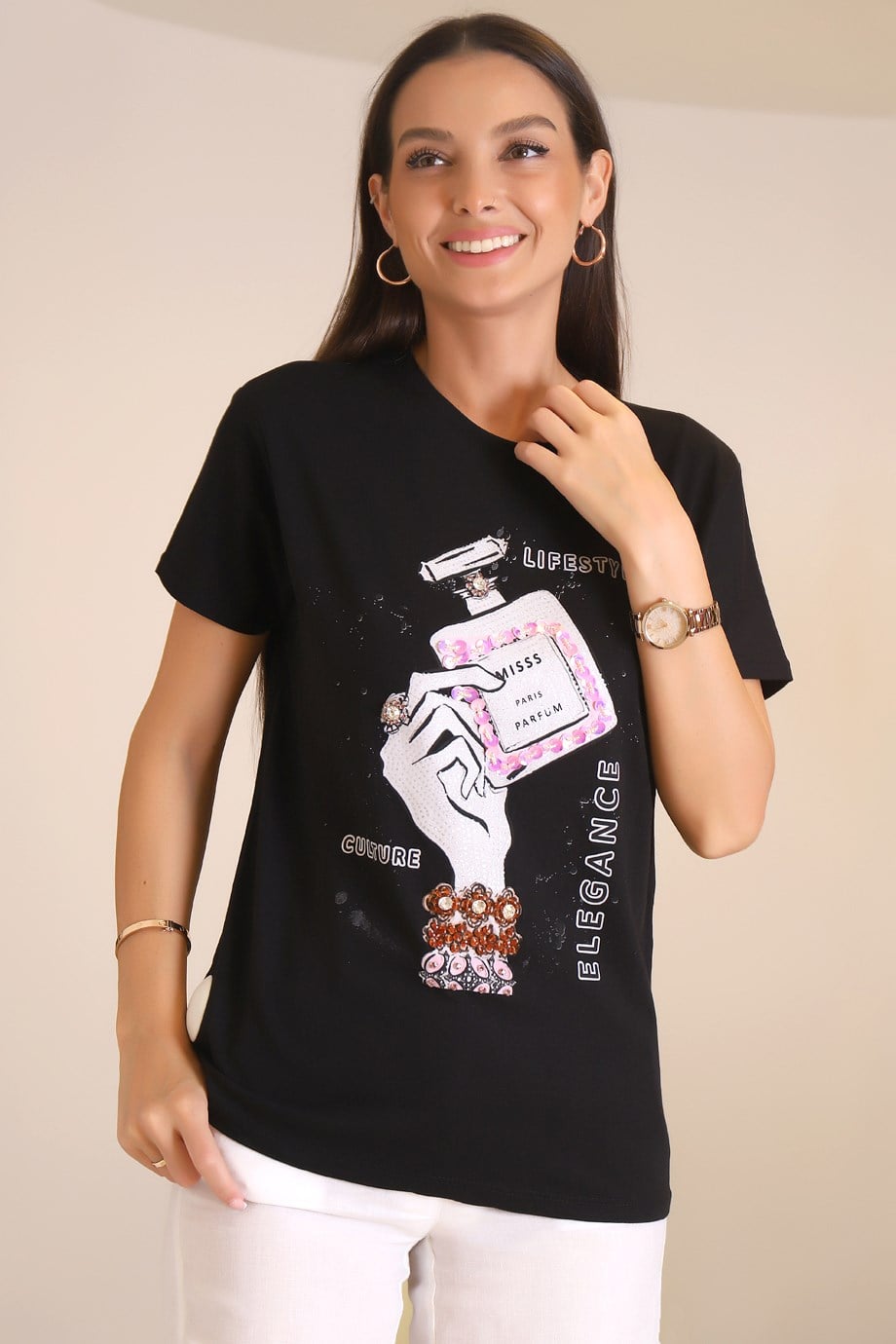 2604-2Y2 MİNT T-SHIRTSİYAH