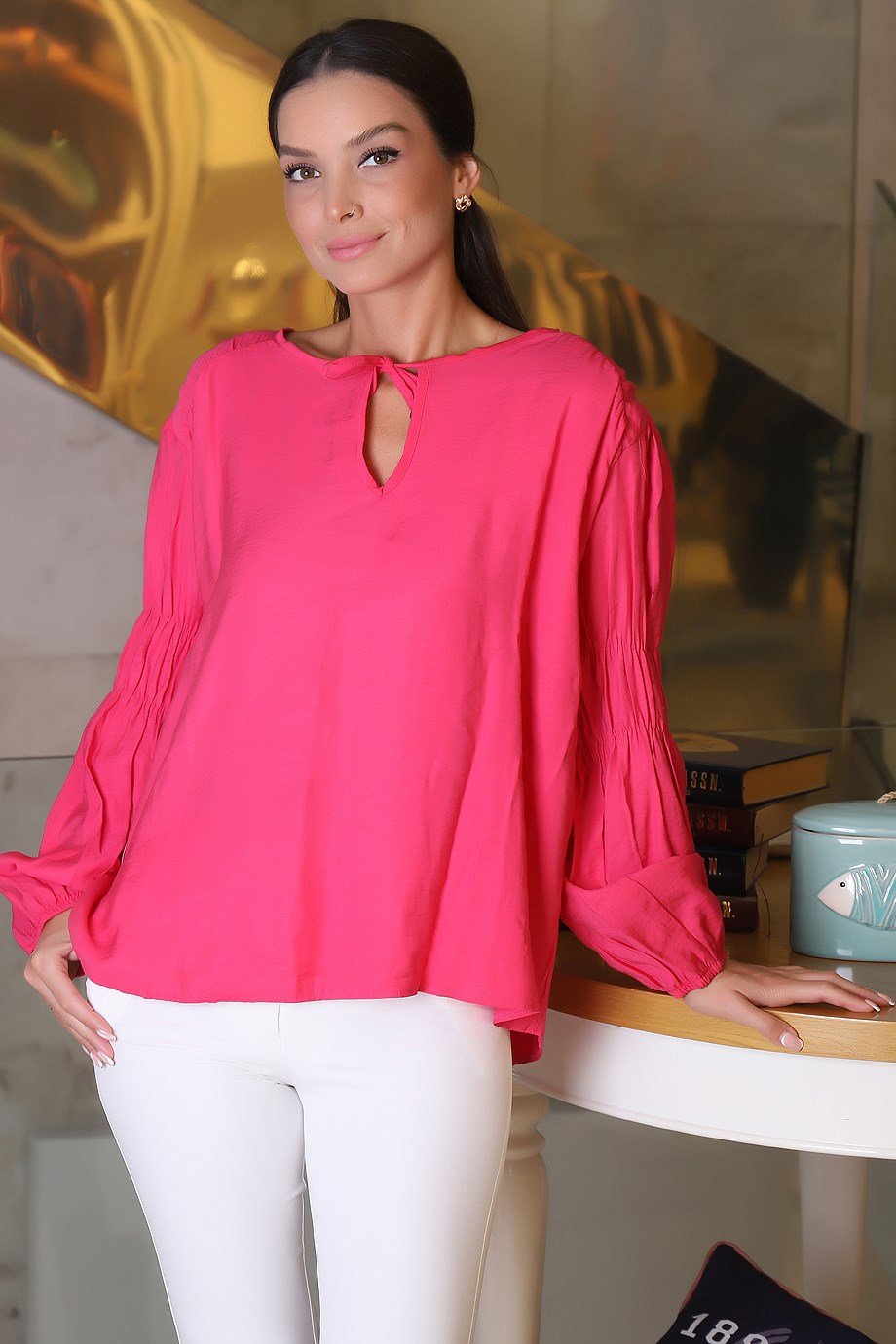 26888-2Y2 BEBE PLUS BLUZFUŞYA