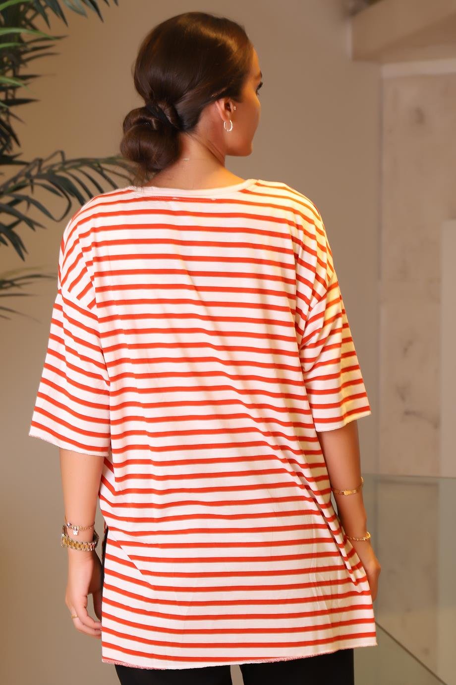27491-2Y3 BEBE PLUS T-SHIRTEKRU NARÇİÇEĞİ