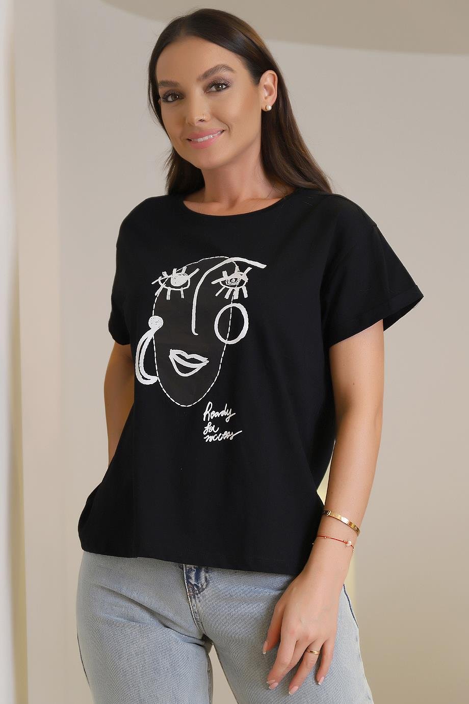 27661-2Y3 BEBE PLUS T-SHIRTSİYAH
