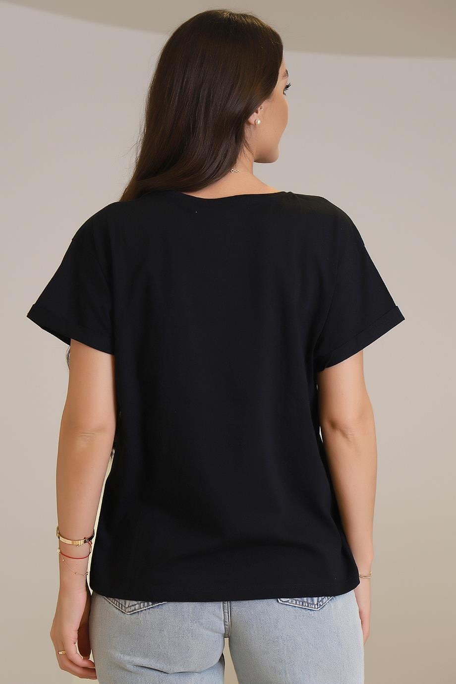 27661-2Y3 BEBE PLUS T-SHIRTSİYAH