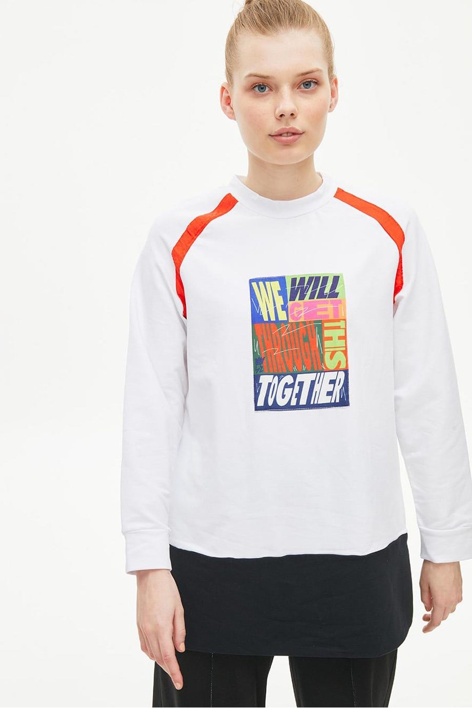31013-2Y2 KAYRA SWEATOPTİK BEYAZ