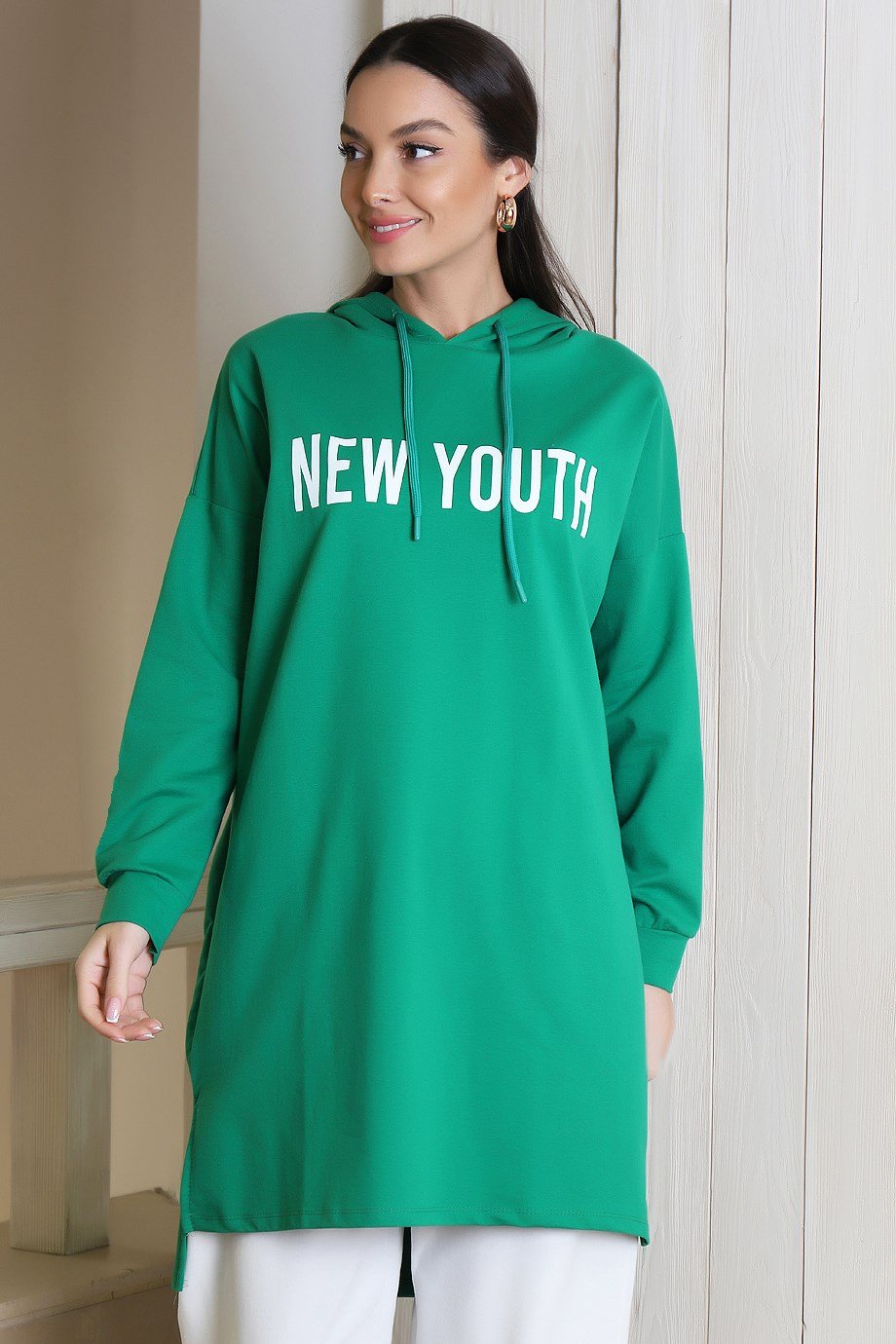 3284-2K3 ADYES SWEATB.YEŞİL