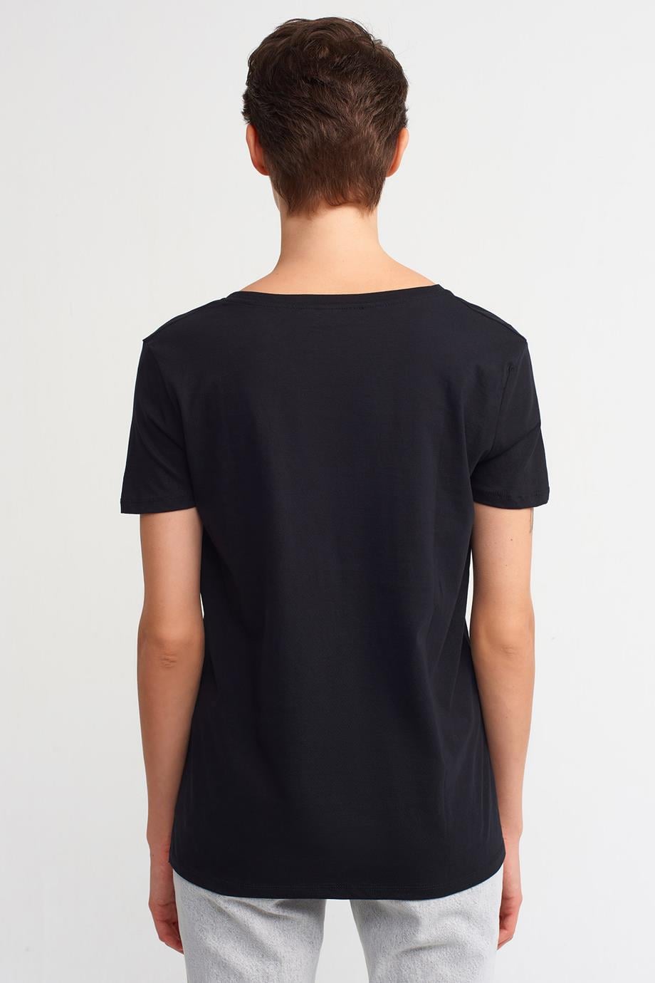 3470-2Y3 DİLVİN TSHIRTSİYAH