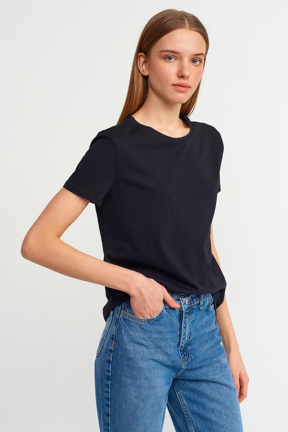 3471-2Y3 DİLVİN TSHIRTSİYAH