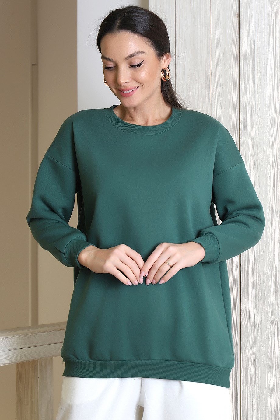 3602-2K3 ADYES SWEATYEŞİL