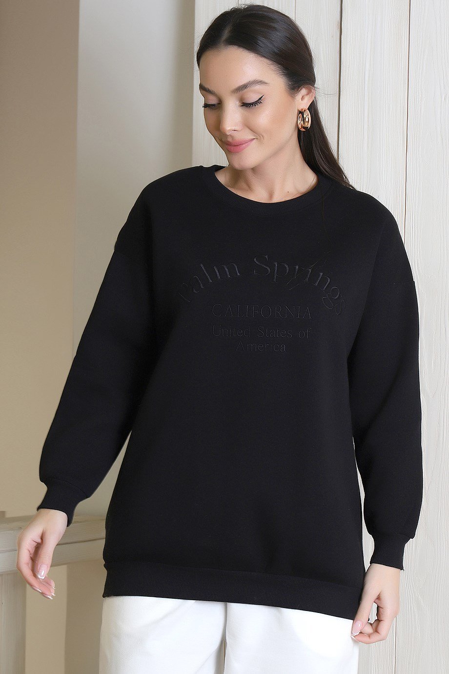 3604-2K3 ADYES SWEATSİYAH