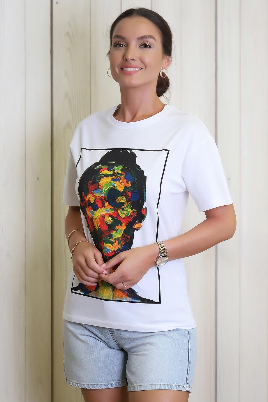 3700-2Y3 ADYES TSHIRTBEYAZ
