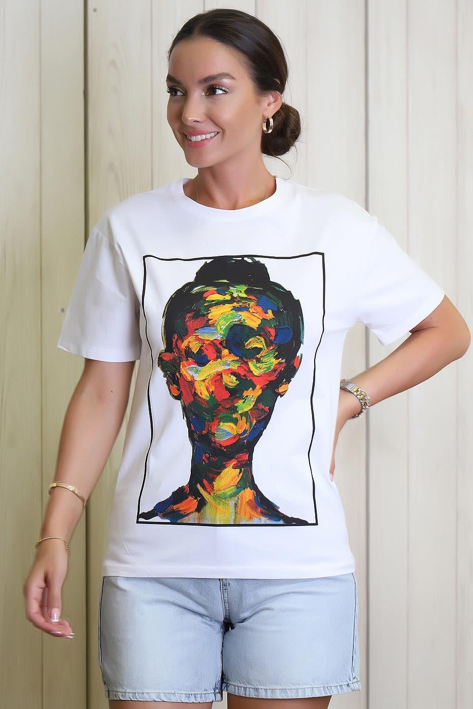 3700-2Y3 ADYES TSHIRTBEYAZ