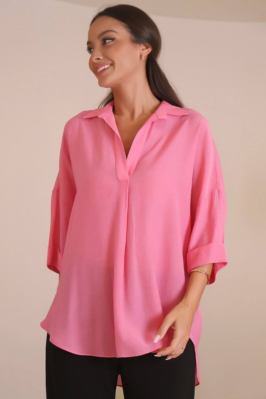50466-2K3 AYHAN GÖMLEKKOYU PEMBE