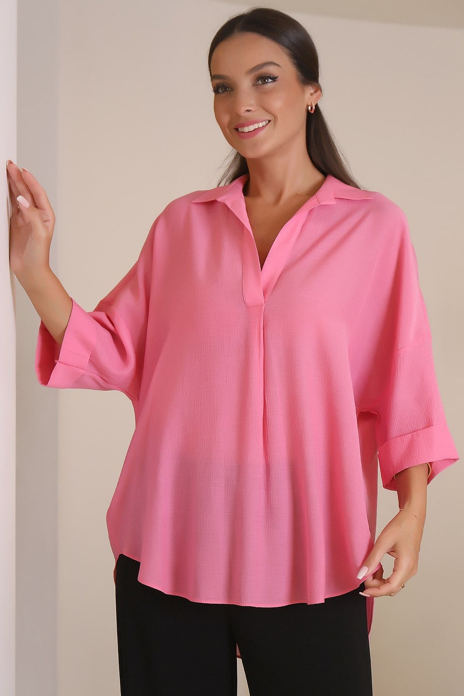 50466-2K3 AYHAN GÖMLEKKOYU PEMBE