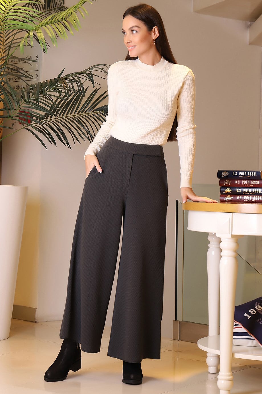 5612-2K3 MİMYA PANTOLONANTRASİT