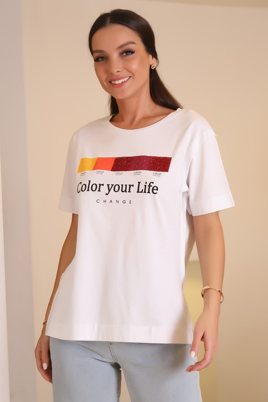 601735-2Y1 XINT T-SHIRTBEYAZ
