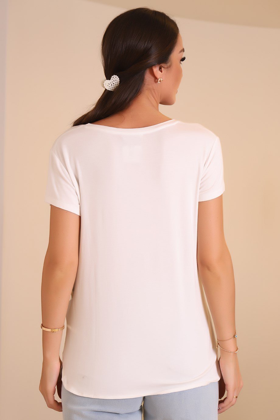 601754-2Y1 XINT T-SHIRTBEYAZ