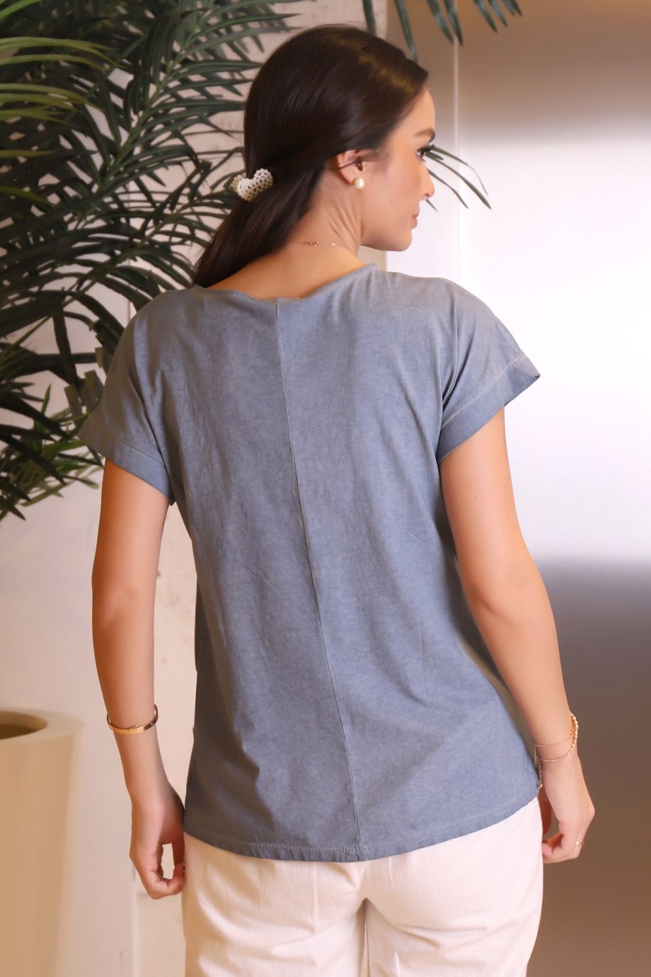 6121-2Y2 VELA T-SHIRTİNDİGO