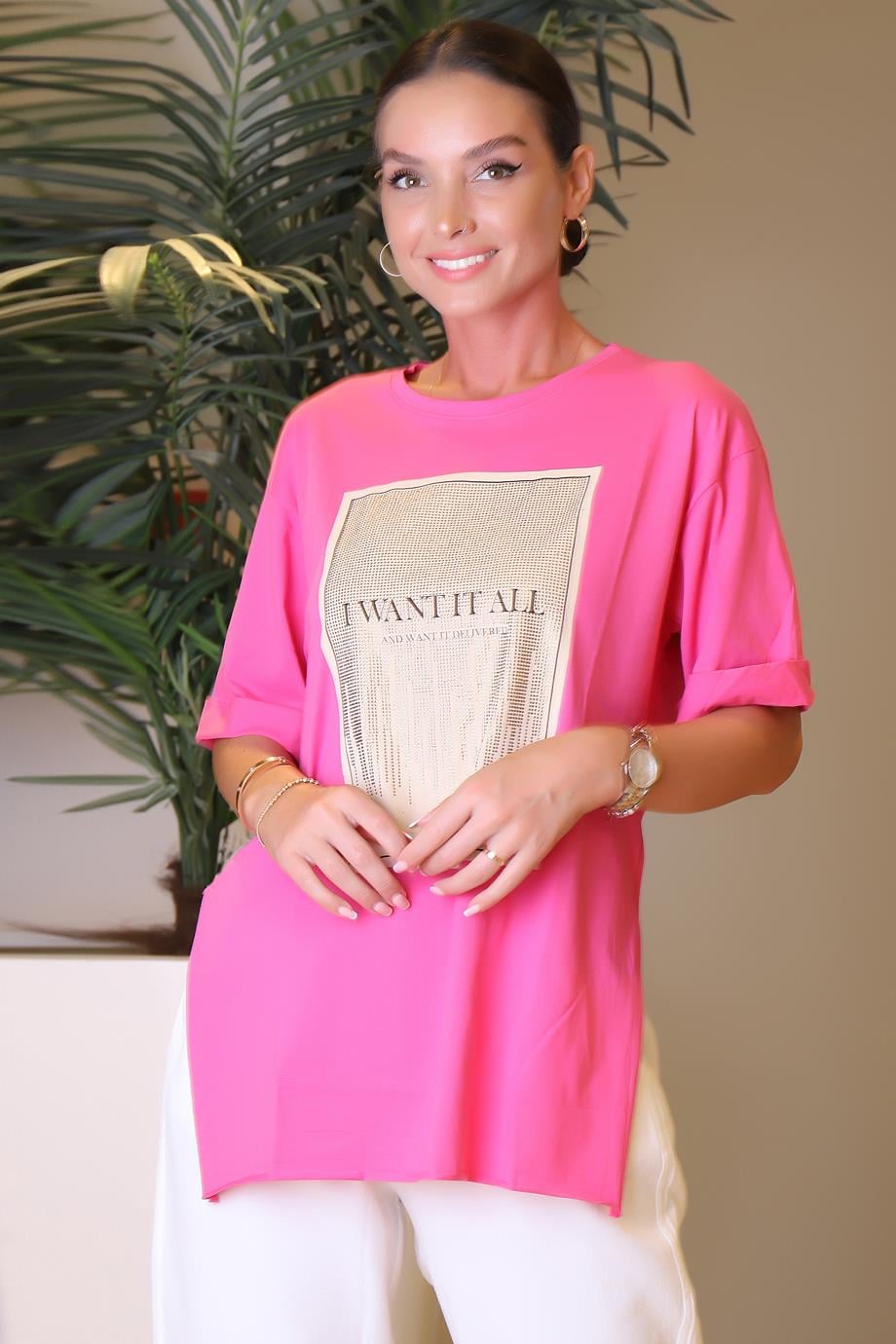 7623-2Y3 MİNT TSHIRTFUŞYA