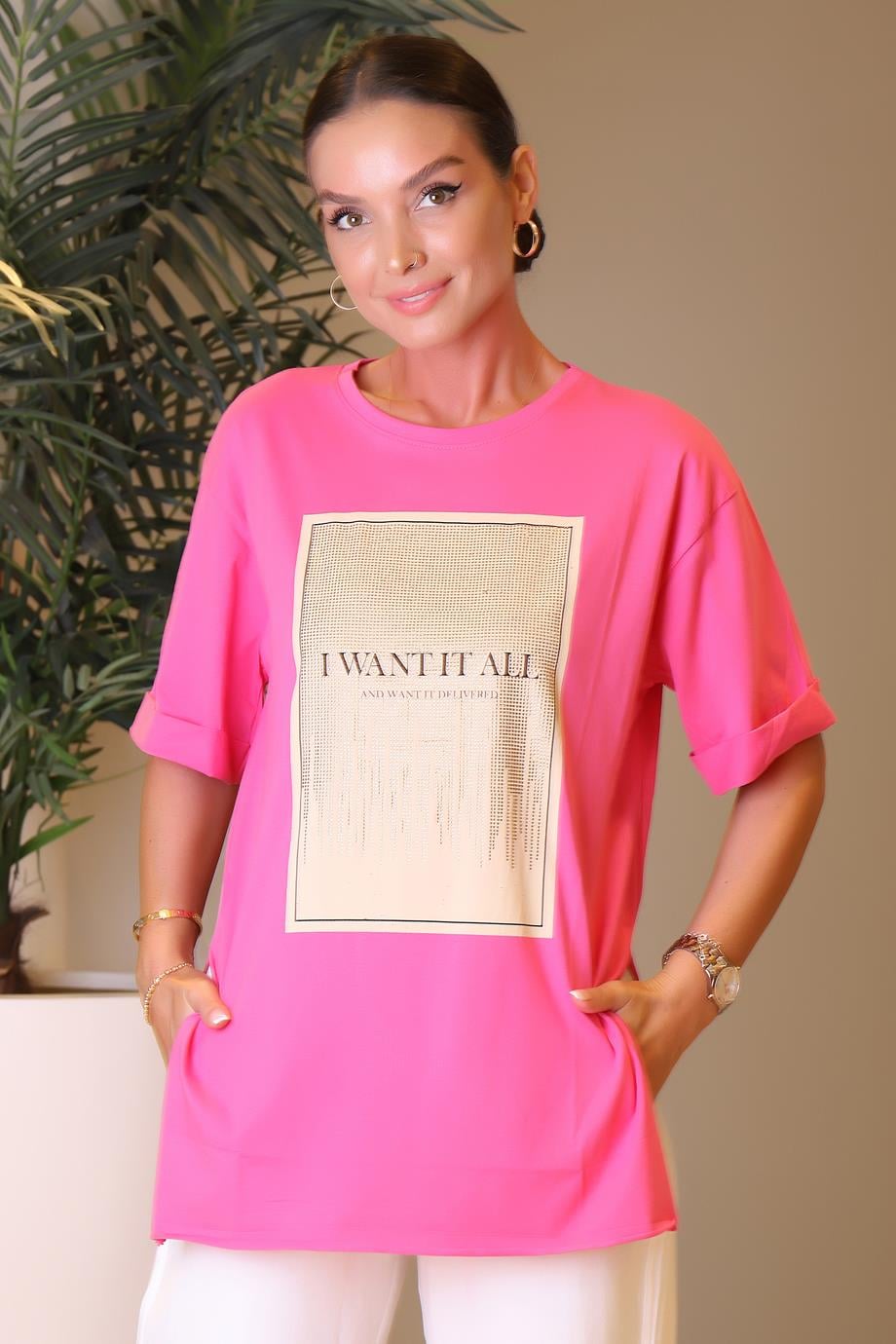 7623-2Y3 MİNT TSHIRTFUŞYA