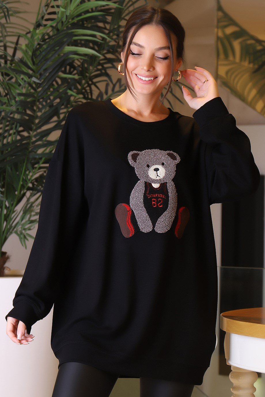 76405-2K3 ONTEKS SWEATSİYAH
