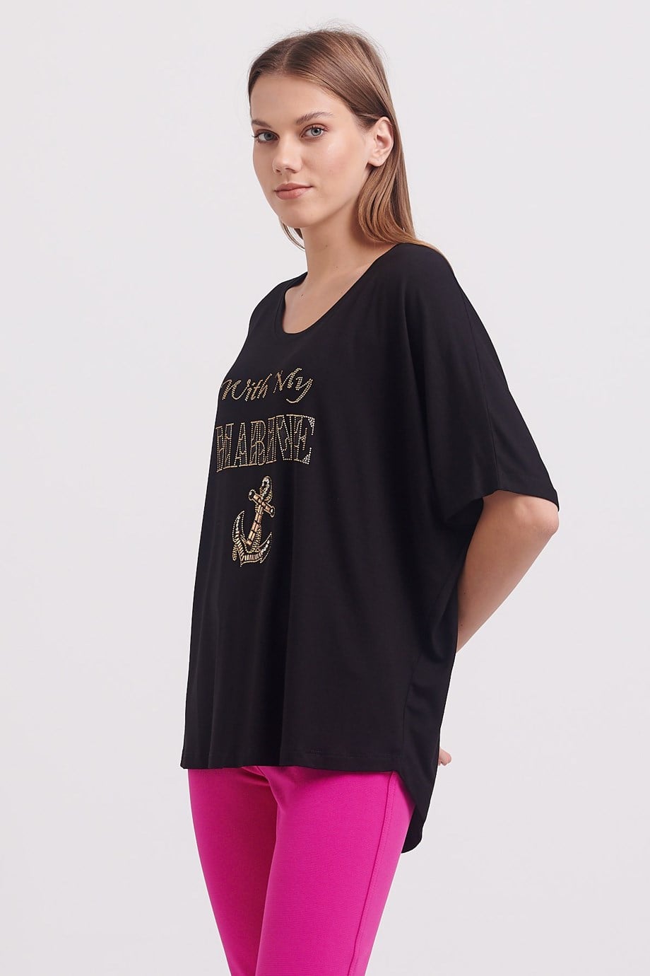 77368-2K3 ONTEKS BLUZSİYAH