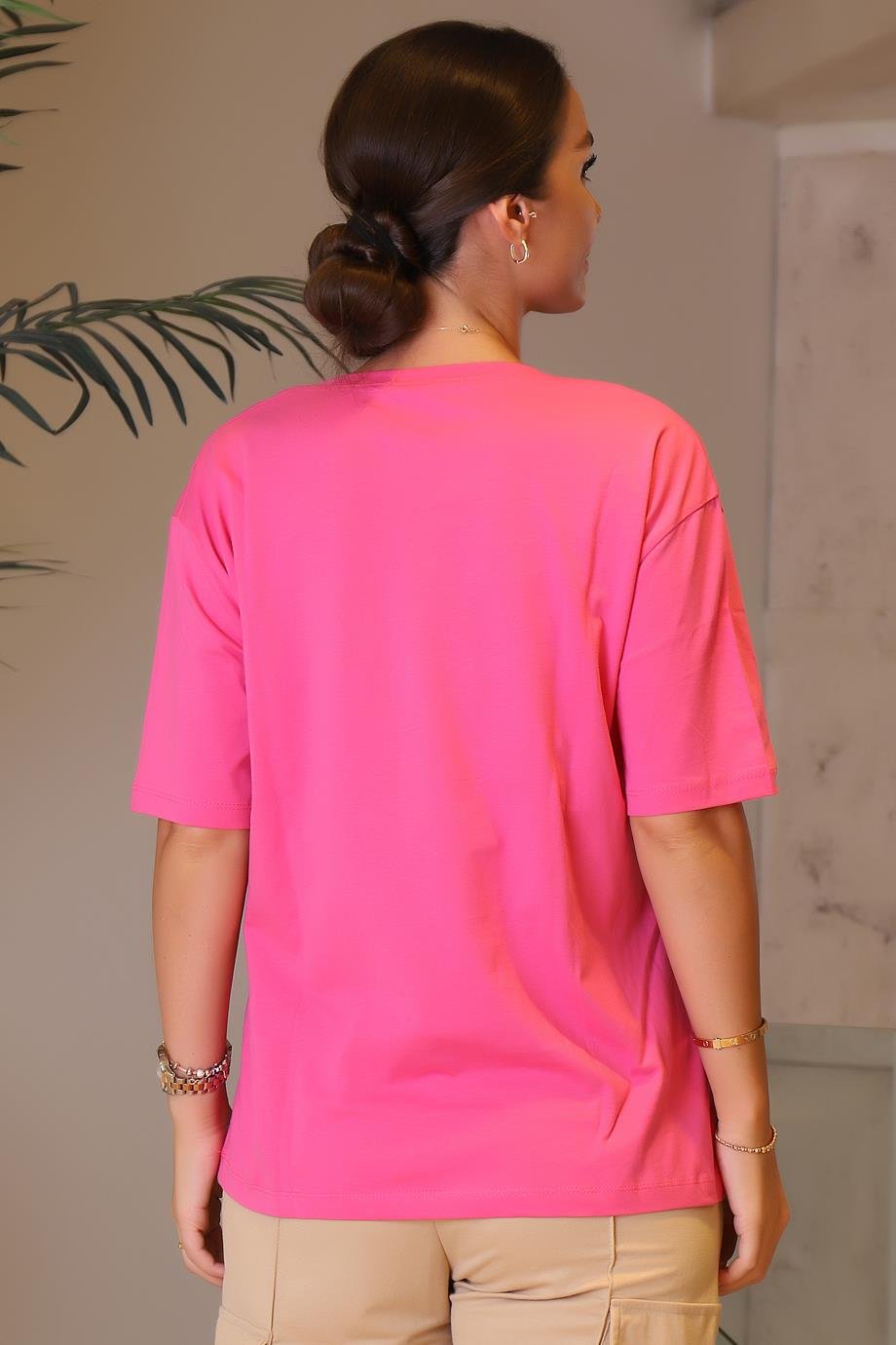7760-2Y3 MİNT TSHIRTFUŞYA