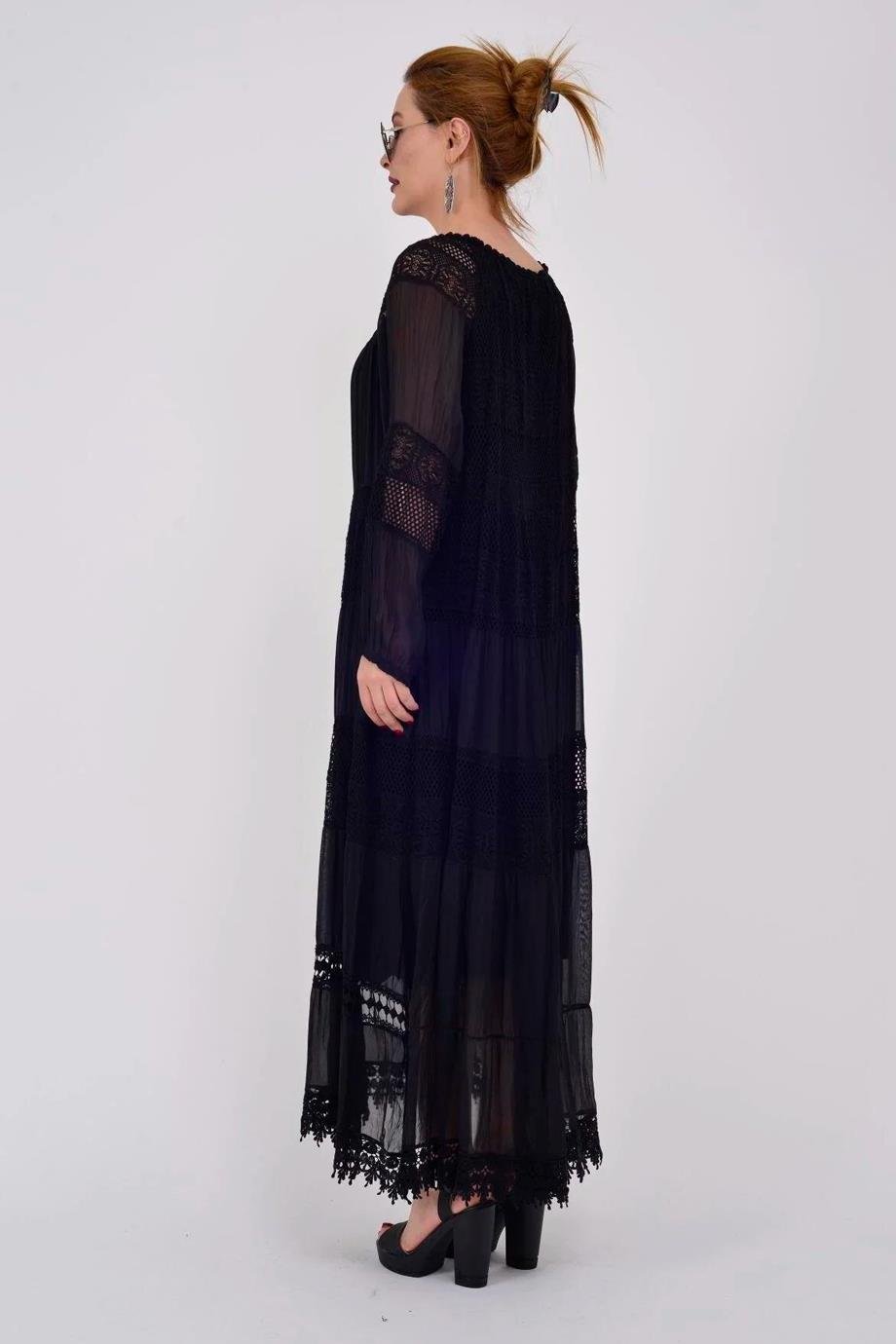 8923-2Y3 PARK MODA ELBİSESİYAH