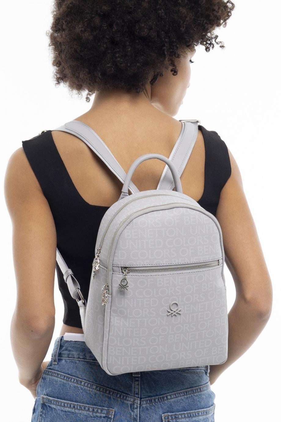 Benetton Kadın A.Gri Sırt Çantası 946-2Y3
