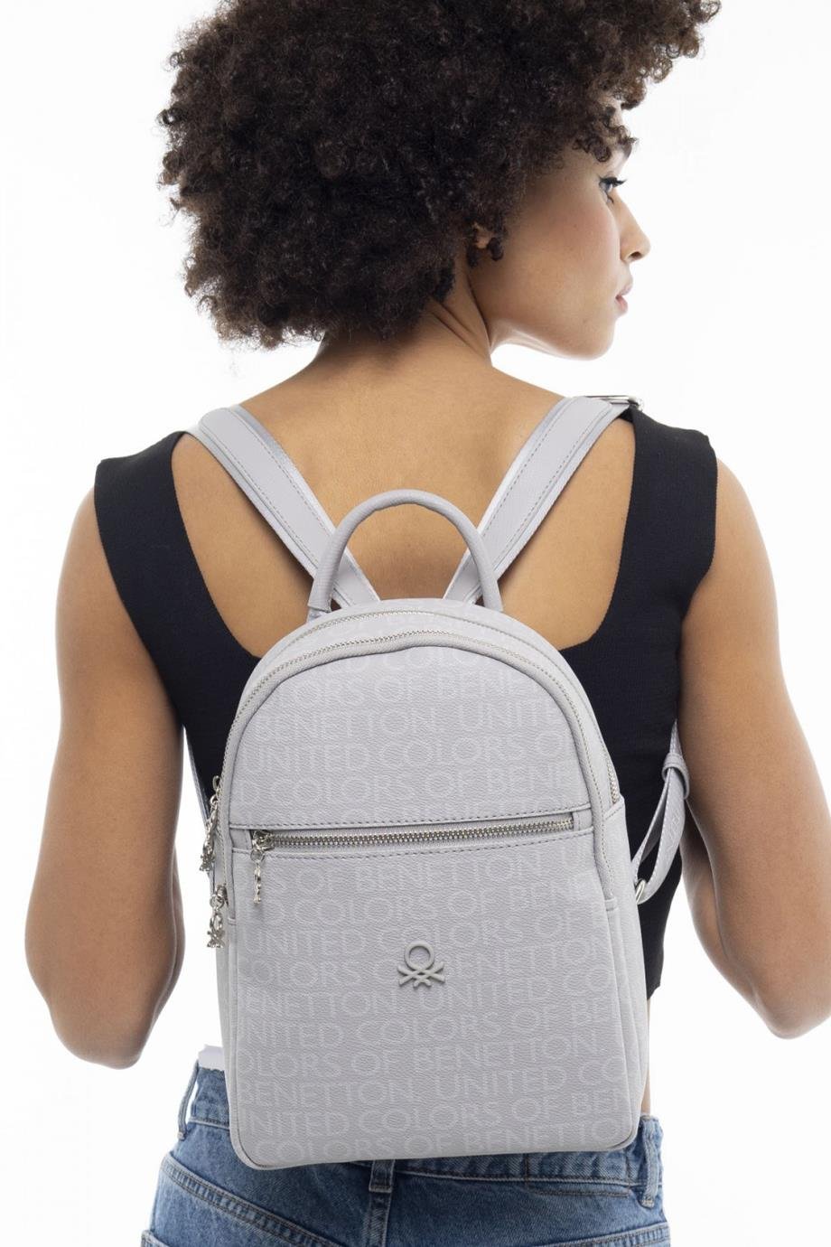 946-2Y3 BENETTON ÇANTAA.GRİ
