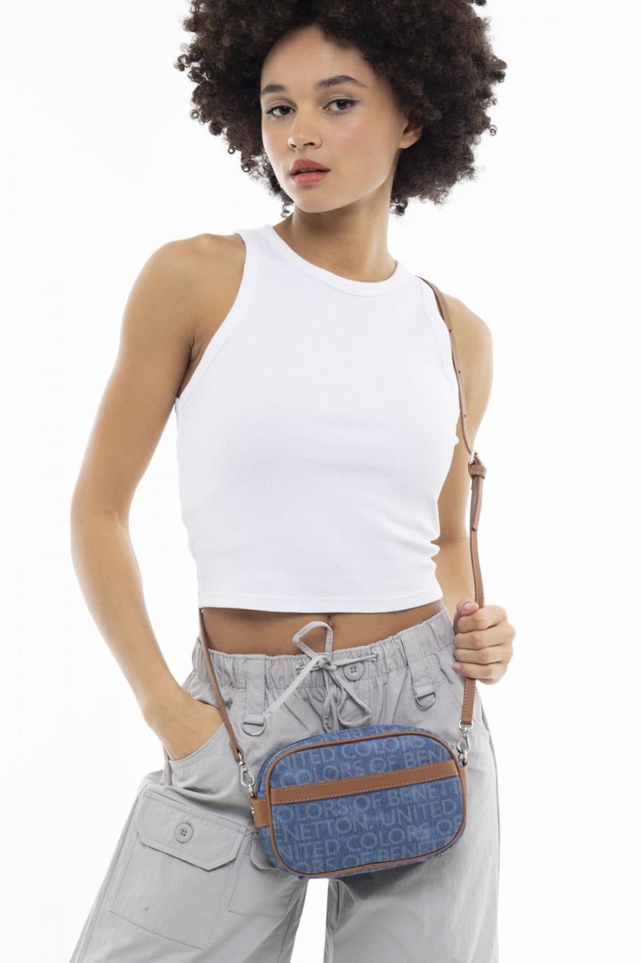 964-2Y3 BENETTON ÇANTAKOT-LACİ-CAMEL
